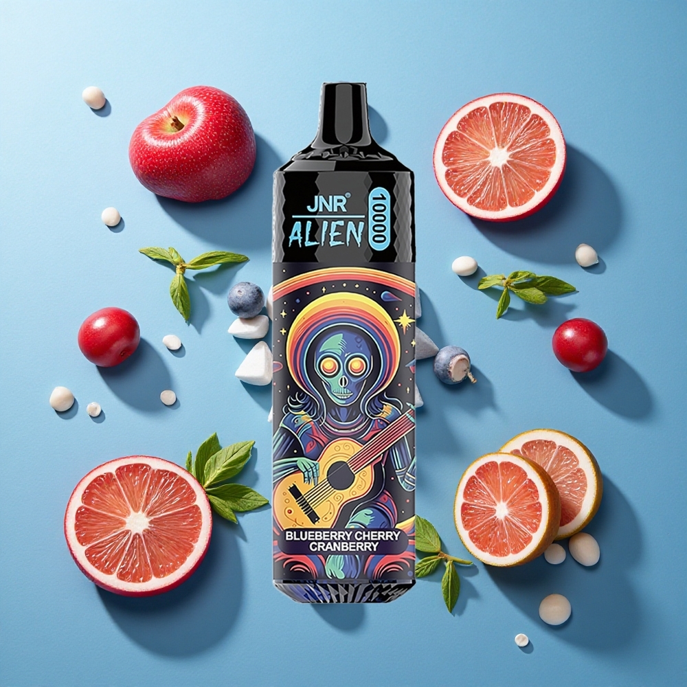 JNR Alien 10000 Puffs 850mAh Blaubeere Kirsche Cranberry