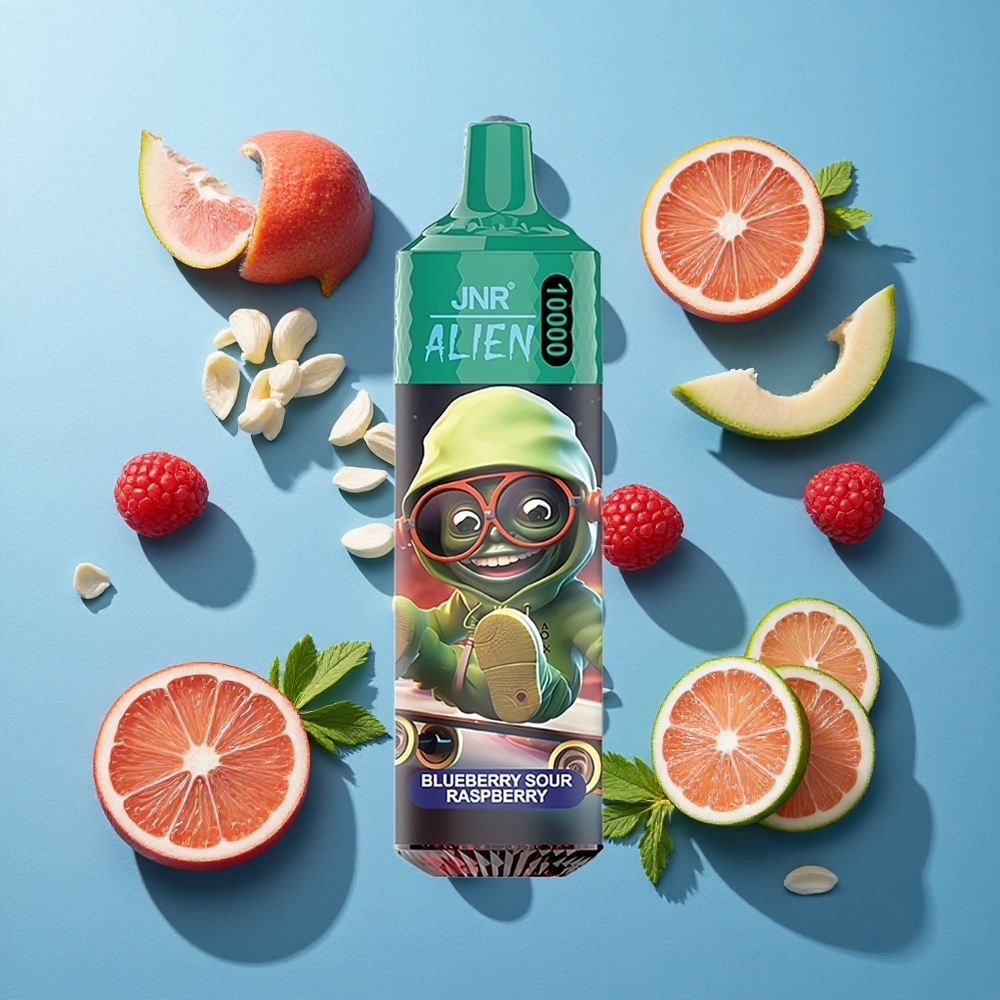 JNR Alien 10000 Puffs 850mAh Blaubeere-Sauer-Himbeere