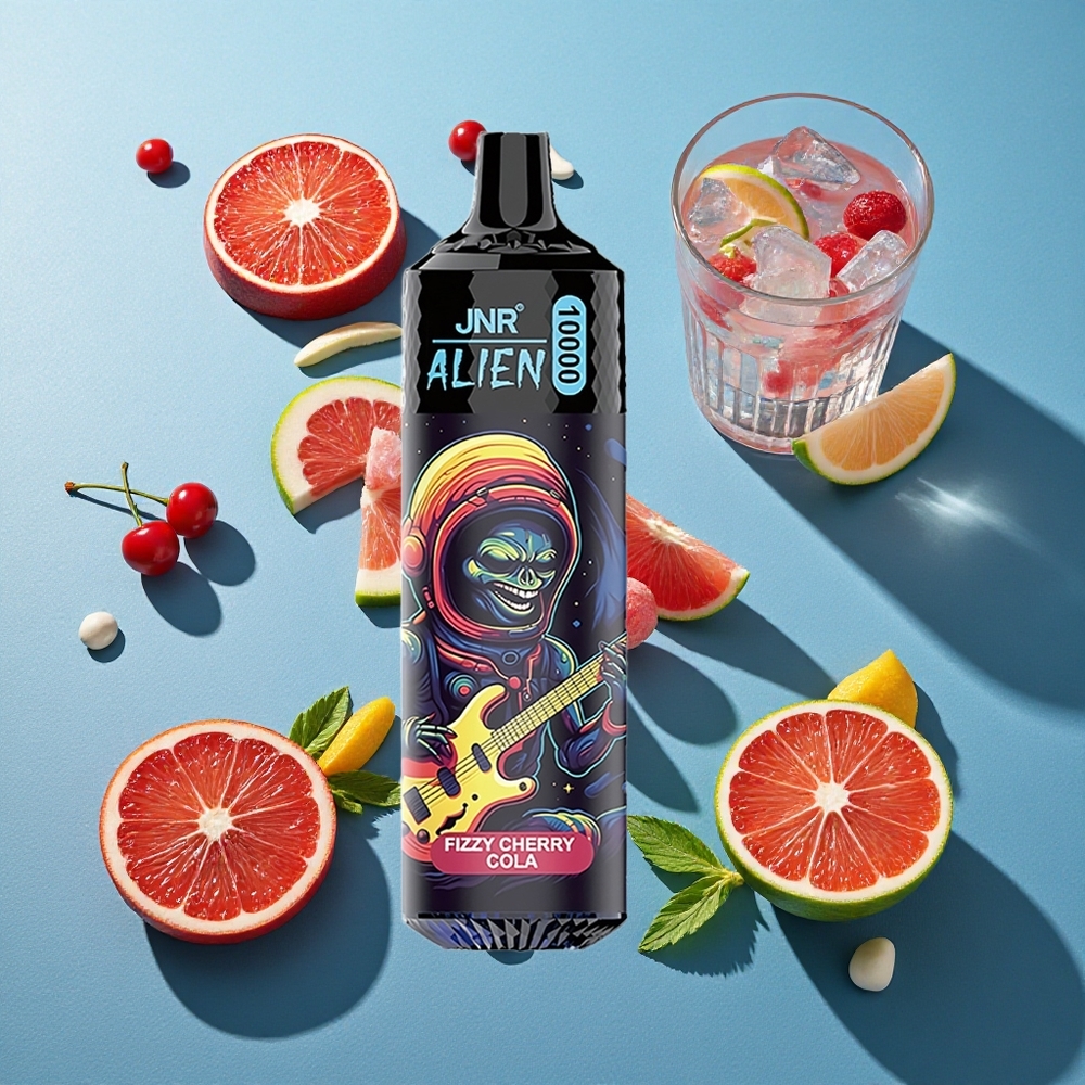JNR Alien 10000 Puffs 850mAh LED Brause Kirsch-Cola