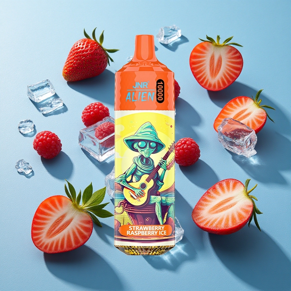 JNR Alien 10000 Puffs 850mAh Typ-C Erdbeere Himbeere Eis