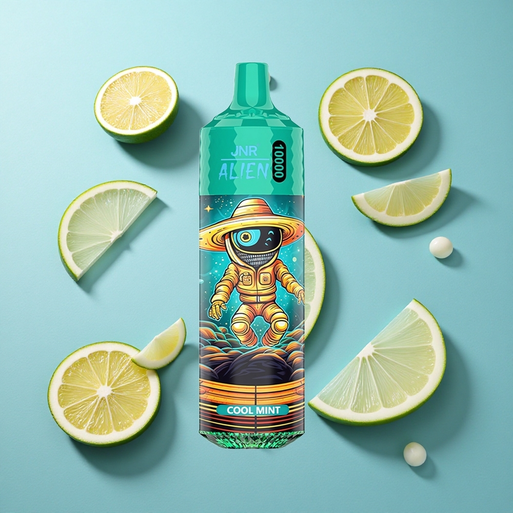 JNR Alien 10000 Puffs 850mAh Typ-C Minze Frisch