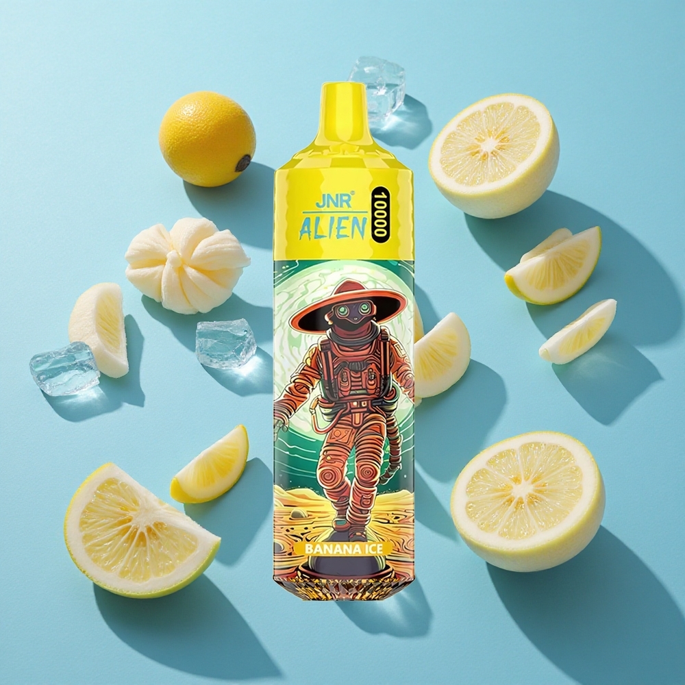 JNR Alien 10000 Puffs 850mAh Typ-C Schnellladung Bananeneis