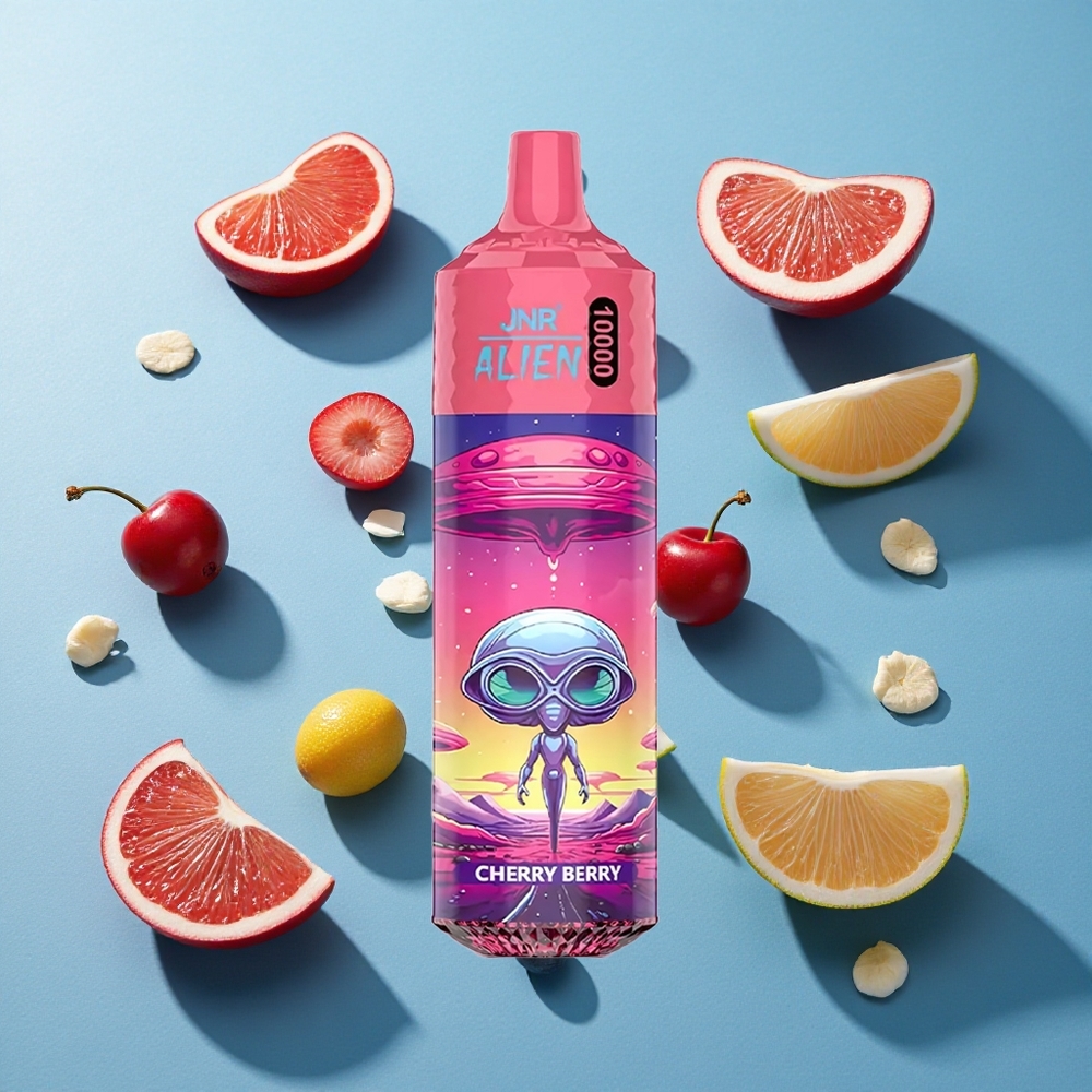 JNR Alien 10000 Puffs 850mAh Typ-C Schnellladung Kirschbeere