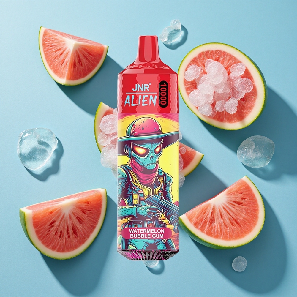 JNR Alien 10000 Puffs 850mAh Typ-C Wassermelonene Kaugummi