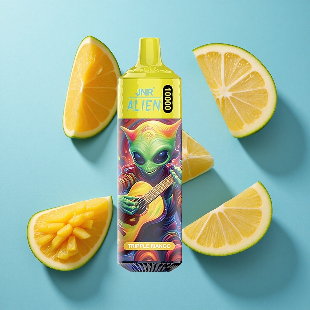 JNR Alien 10000 Puffs Sporty Design Typ-C Schnellladung Dreifach Mango