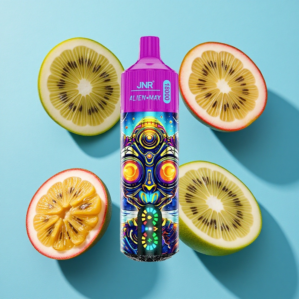 JNR Alien Max 18000 Puffs Doppeltes Mesh-Coil & Doppelkern Kiwi Passionsfrucht Guave