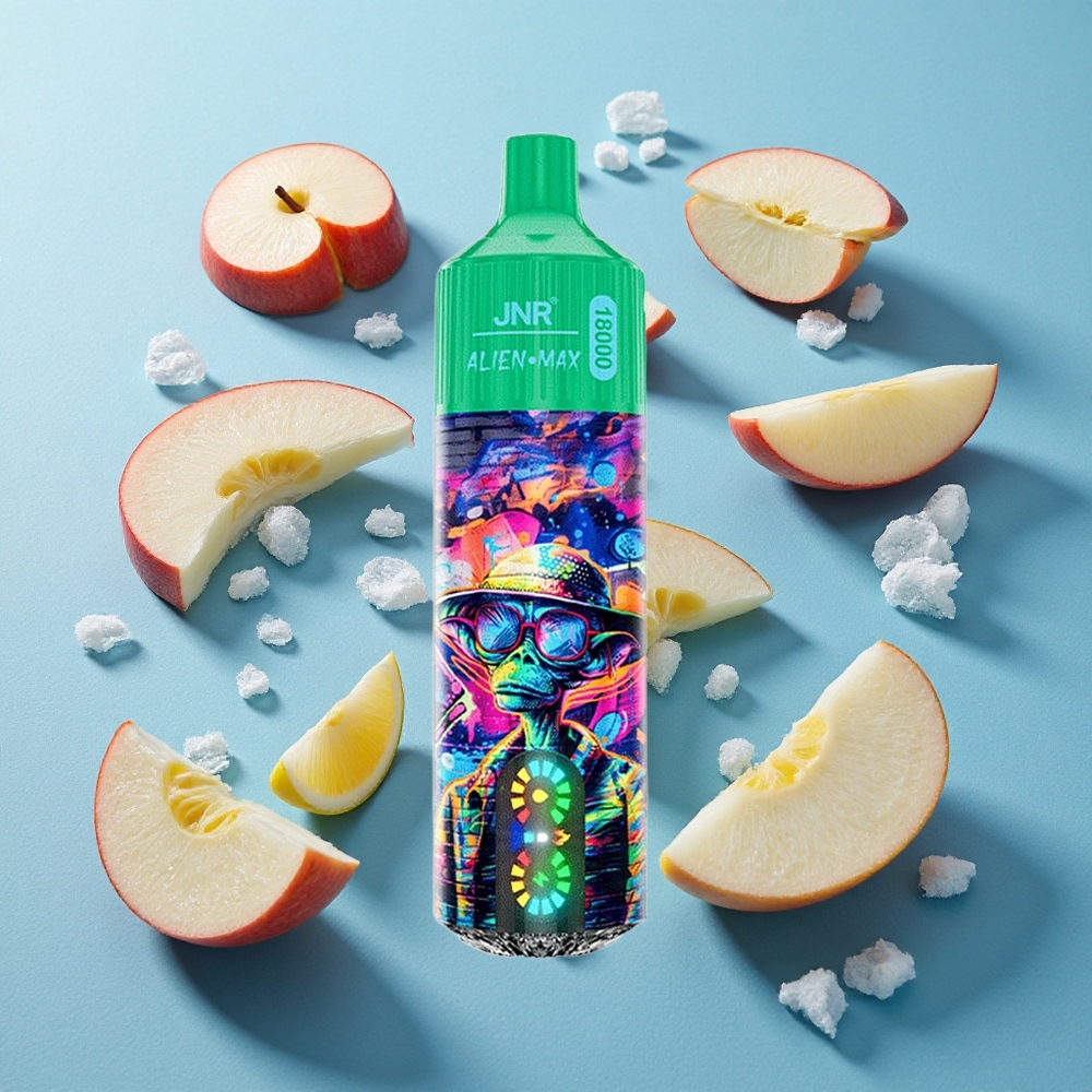 JNR Alien Max 18000 Puffs Dual Mesh Coil Gefrorener Apfel
