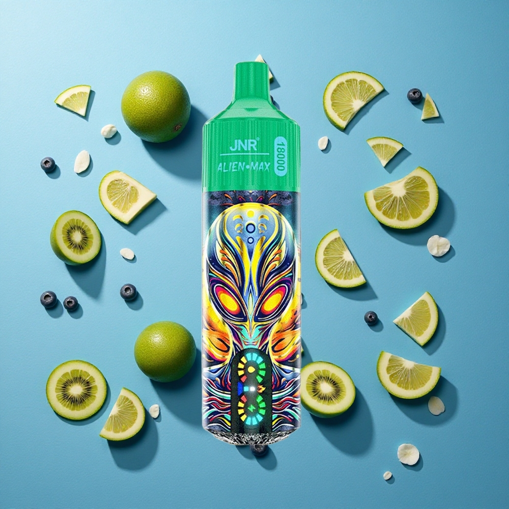 JNR Alien Max 18000 Puffs Dual Mesh & Dual Core Blaubeere Kiwi
