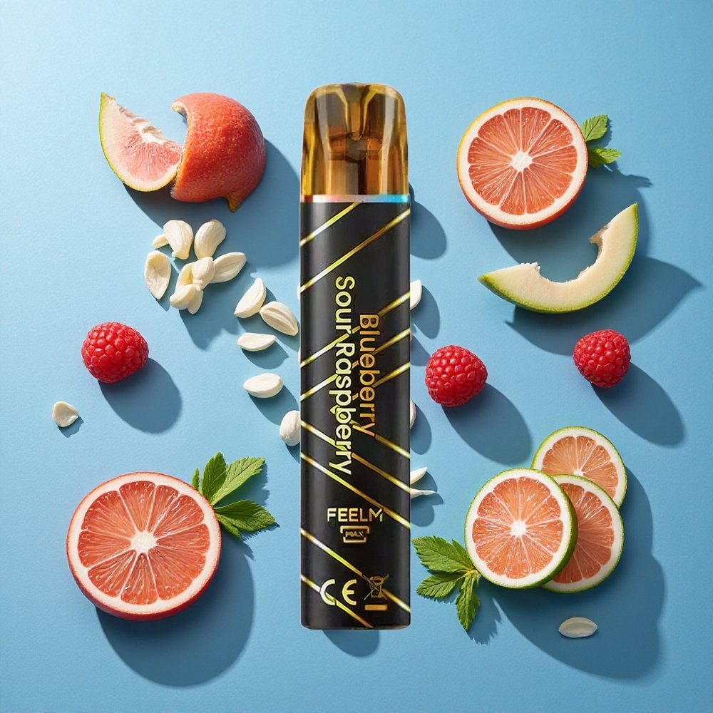 JNR Black&Golden 600+200 Puffs 2ml Einweg-Vape Blaubeere-Sauer-Himbeere