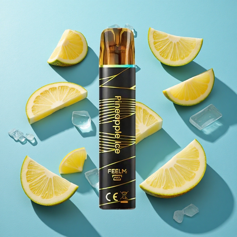 JNR Black&Golden 600+200 Puffs Einweg-Vape Ananas-Eis