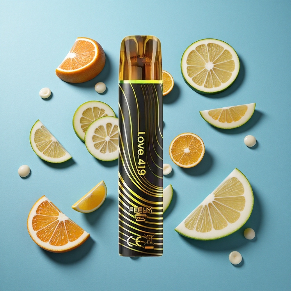 JNR Black&Golden 600+200 Puffs Einweg-Vape Liebe 419 mit 800 Puffs und 2ml E-Liquid-Kapazität