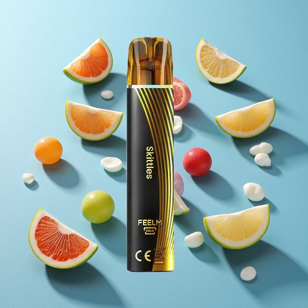 JNR Black&Golden 600+200 Puffs Wegwerf-Vape Schokobons mit 800 Puffs und 550mAh Akku