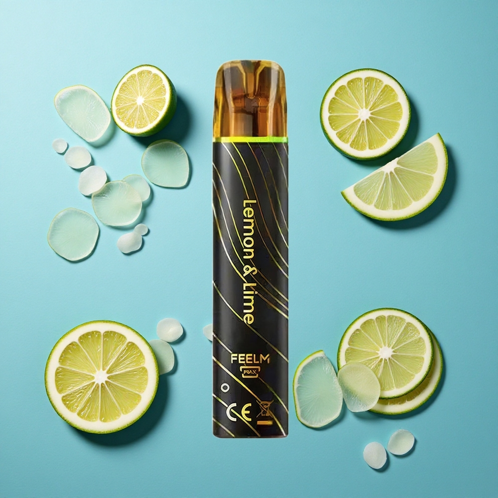 JNR Black&Golden 600+200 Puffs Zitrone & Limette