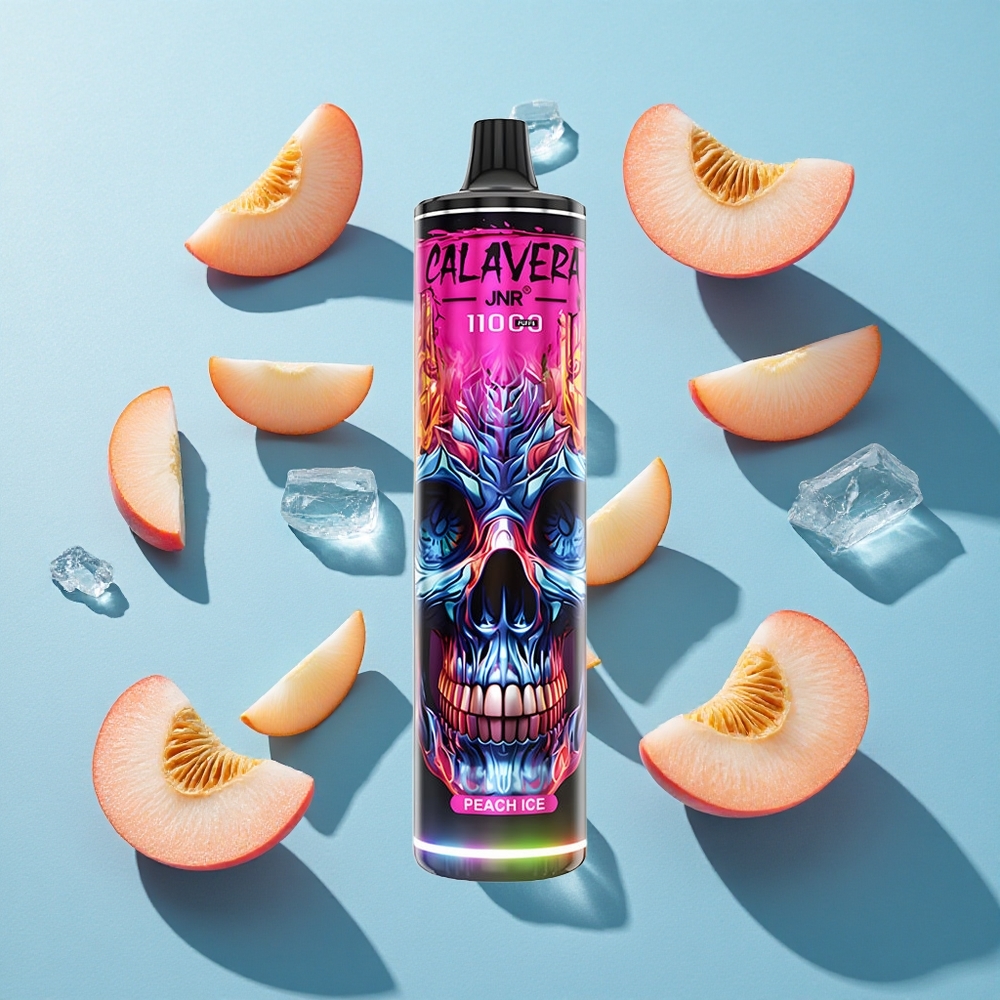 JNR Calavera 11000 Puffs Typ-C Ladung Pfirsich Eis