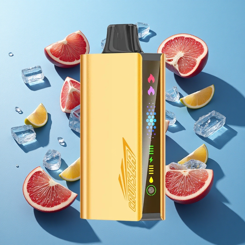 JNR Cruiser 12000 Puffs Weintraube-Eis No-Charge Einweg-Vape mit 3500-mAh-Batterie