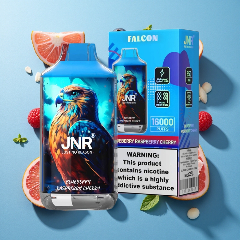 JNR Falcon 16000 Puffs 850 mAh Blaubeere Himbeere Kirsche
