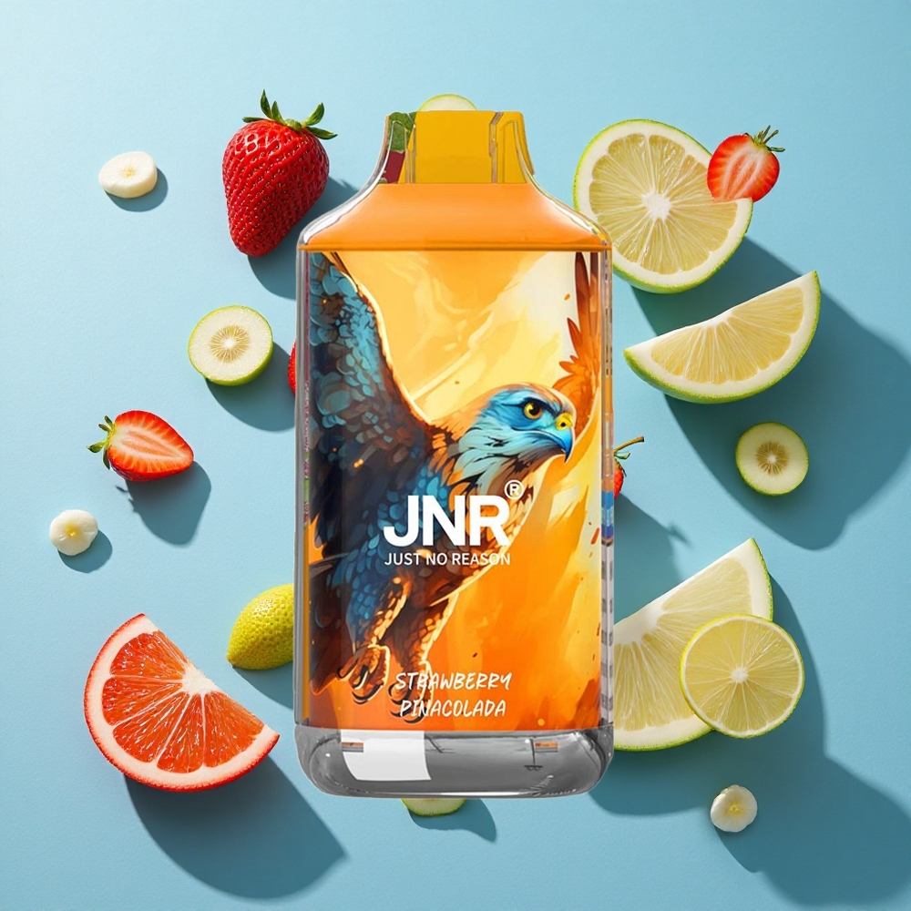 JNR Falcon 16000 Puffs Erdbeer Pina Colada mit 22ml E-Liquid und Dual Mesh Coil