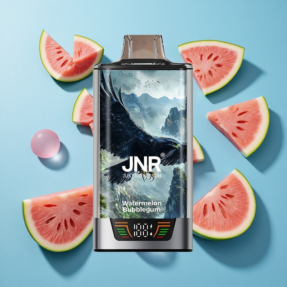 JNR Falcon Pro 28000 Einweg-Vape Wassermelonen Bubblegum mit 30ml Füllung und 950mAh Akku