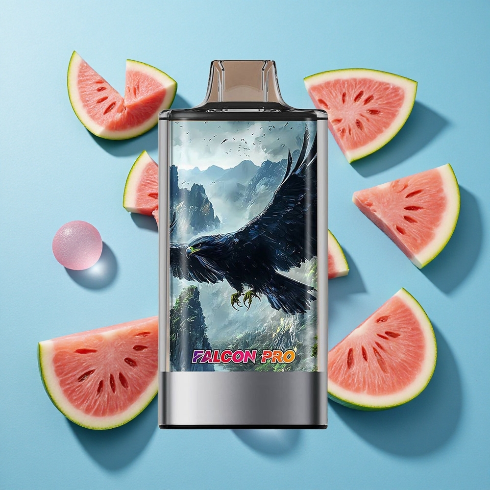 JNR Falcon Pro 28000 Einweg-Vape Wassermelonen Bubblegum mit 30ml Füllung und 950mAh Akku