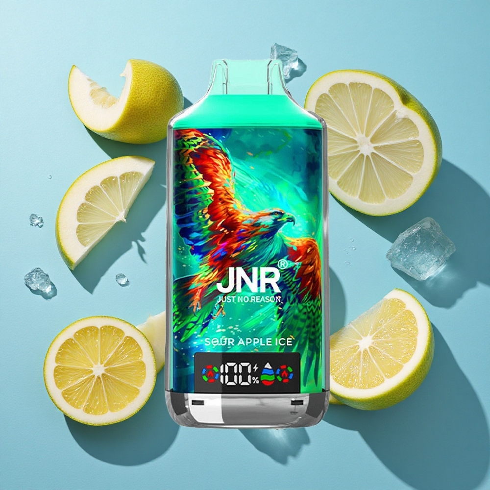 JNR Falcon X 18000 Puffs Einweg-Vape Sauerapfel Eis mit 750mAh Akku & 24ml E-Liquid