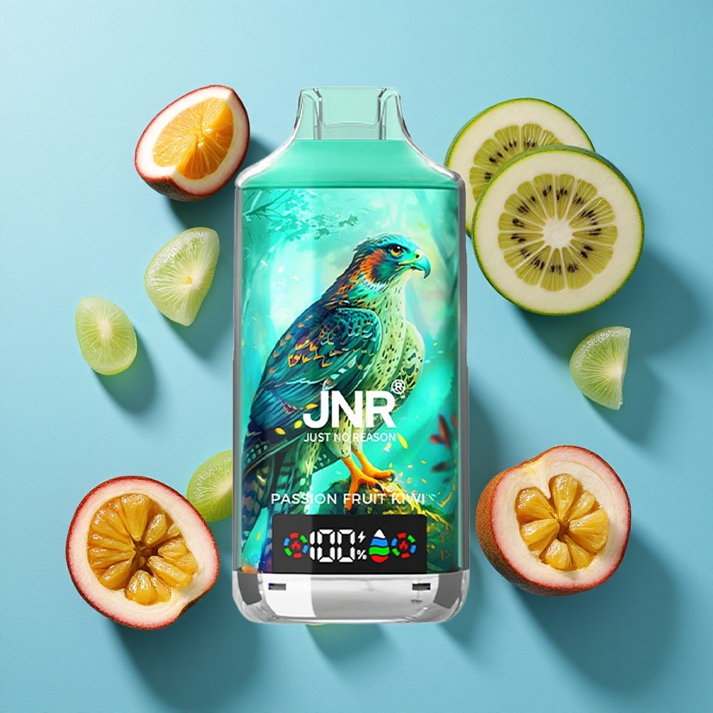 JNR Falcon X 18000 Puffs Passionsfrucht Kiwi mit 24ml E-Liquid und Dual Mesh Coil