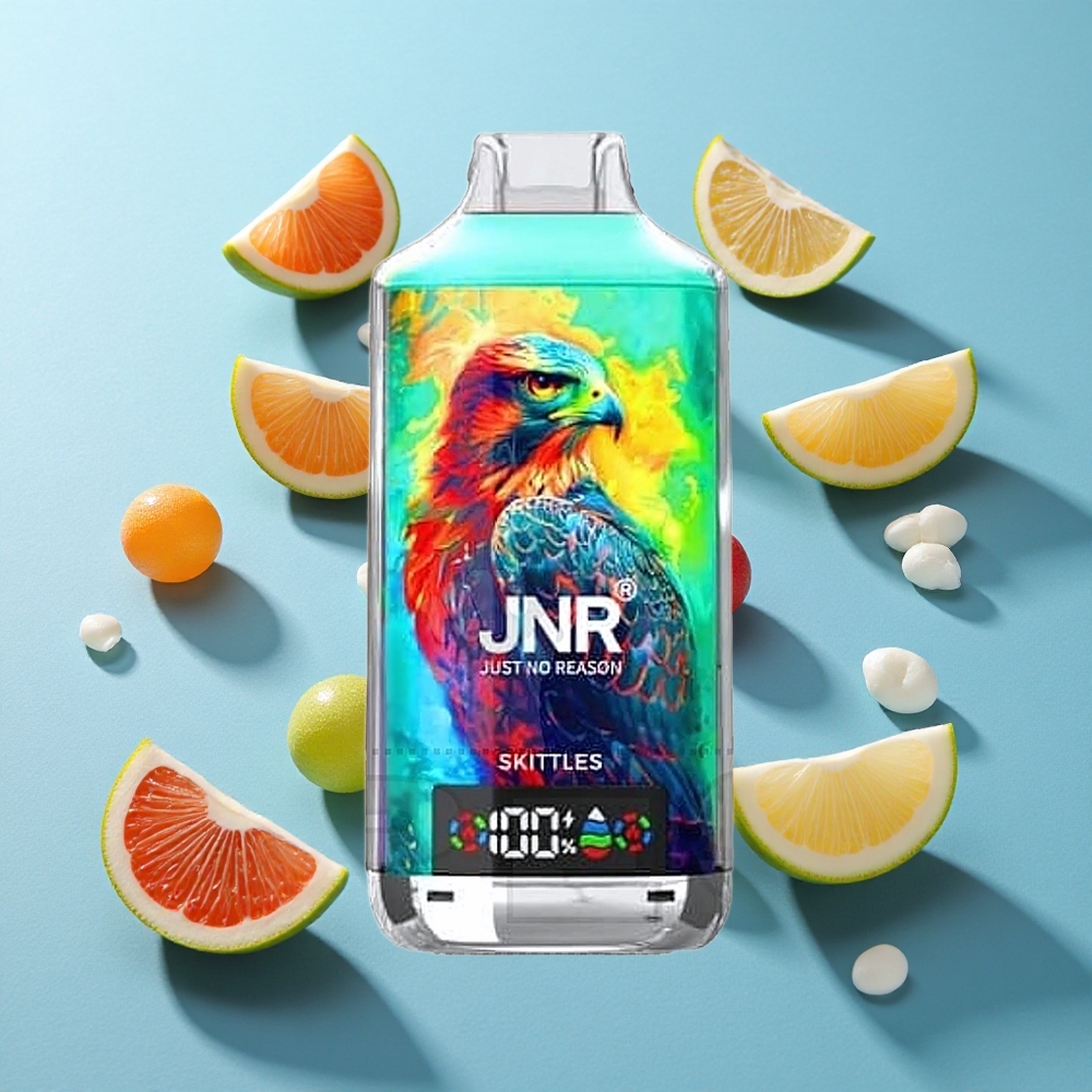 JNR Falcon X 18000 Puffs Wegwerf-Vape Regenbogen mit 24ml E-Liquid und Dual-Mesh-Coil