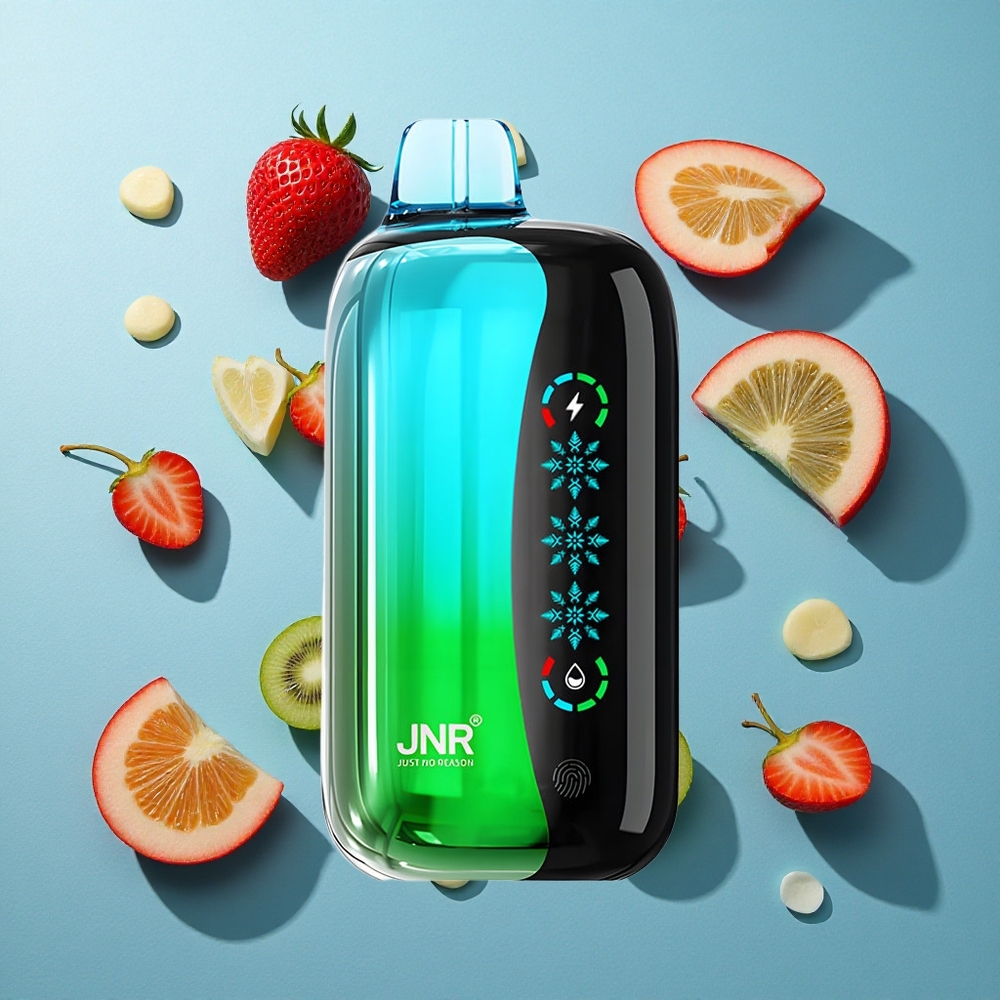 JNR Flex Ice 21000 Puffs Erdbeere Kiwi Einstellbare Eis & 26ml E-Liquid