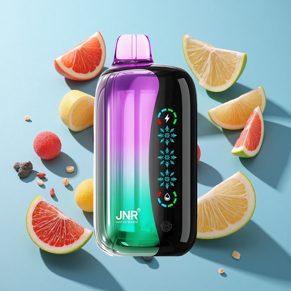 JNR Flex Ice 21000 Puffs Wegwerf-Vape Saure Kirschgummis mit 26ml E-Liquid und 1,2 Ohm Dual Mesh