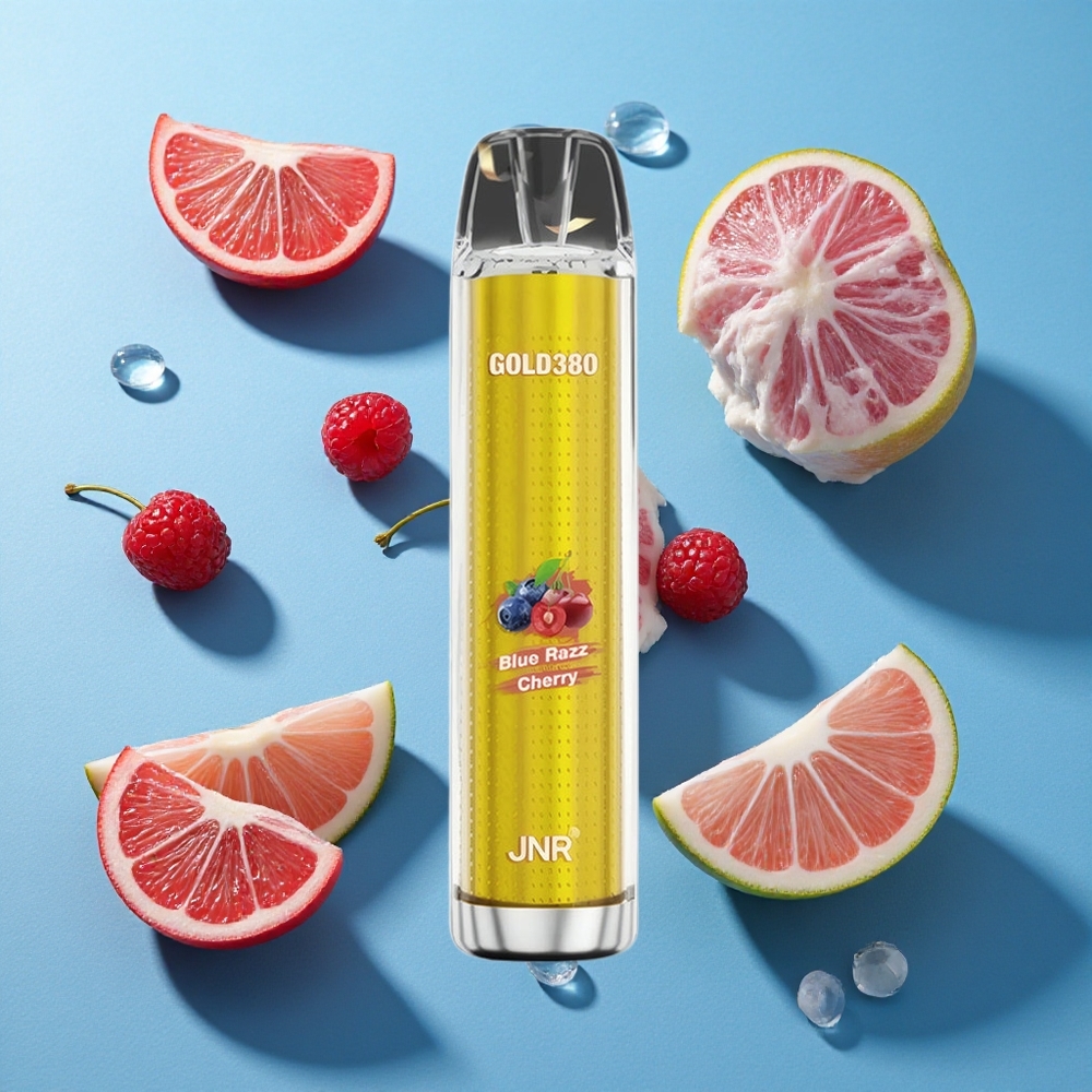 JNR Gold380 6000 Puffs Einweg-Vape Blaue Himbeere Kirsche 1500mAh