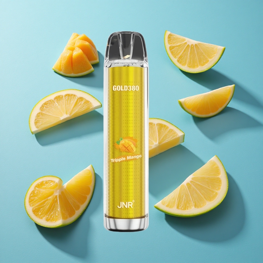 JNR Gold380 6000 Puffs Einweg-Vape Dreifach Mango 1500mAh