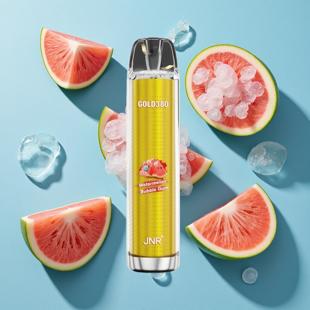 JNR Gold380 6000 Puffs Wegwerf-Vape Wassermelone Kaugummi 1500mAh