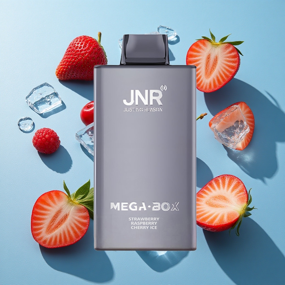 JNR Mega Box 25000 Puffs Einweg-Vape Erdbeere Himbeere Kirsche Eis