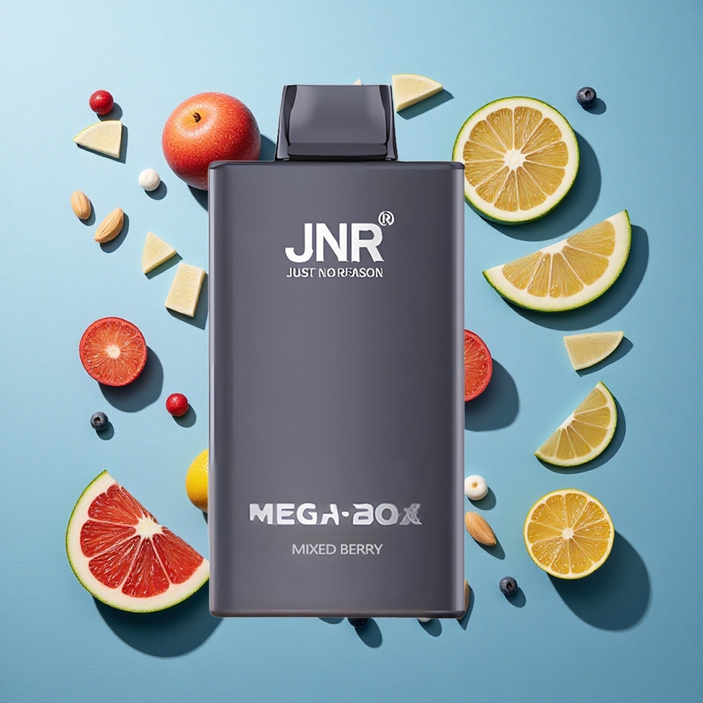 JNR Mega Box 25000 Puffs Wegwerf-Vape Beerenmix 30ml Dual Mesh Coil