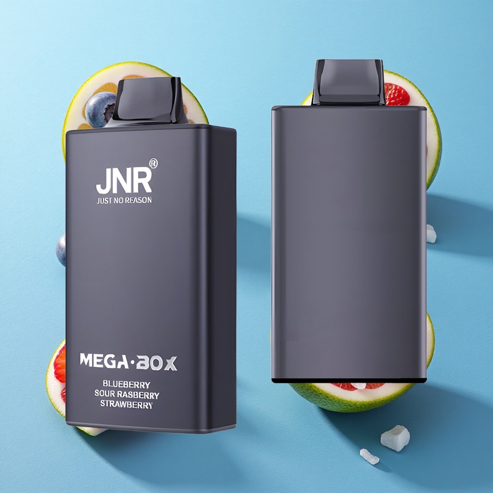 JNR Mega Box 25000 Puffs Wegwerf-Vape Blaubeere-Sauer-Himbeere-Erdbeere Dual Mesh & Dual Core