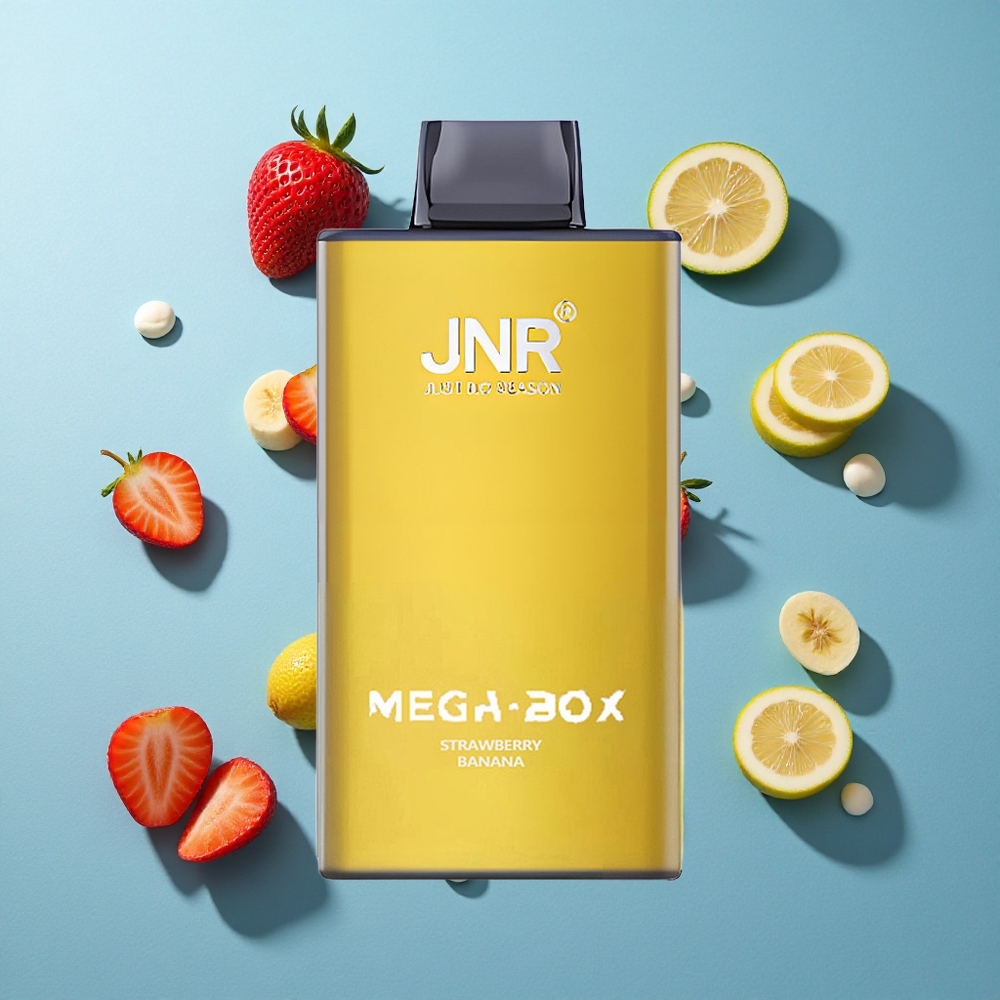 JNR Mega Box 25000 Puffs Wegwerf-Vape Erdbeere Banane 30ml E-Liquid
