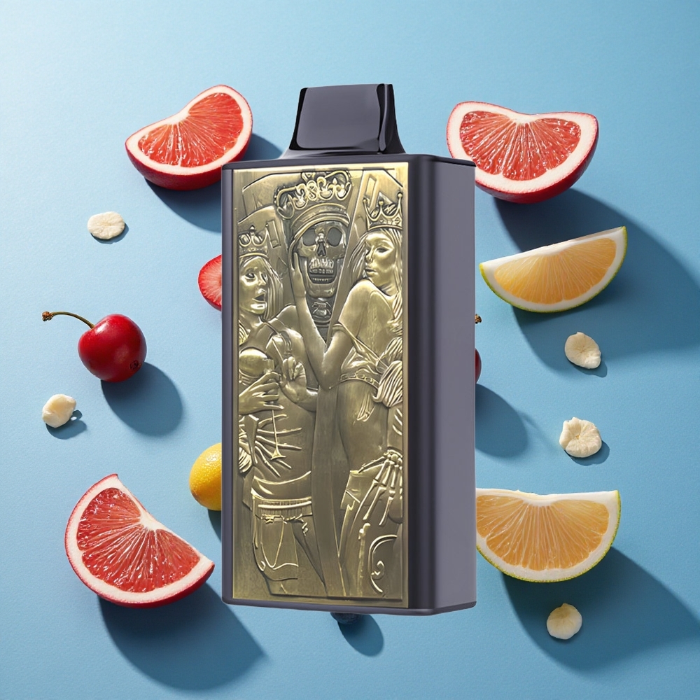 JNR Mega Box 25000 Puffs Wegwerf-Vape Kirsch-Beere mit 30ml E-Liquid und Typ-C Schnellladung