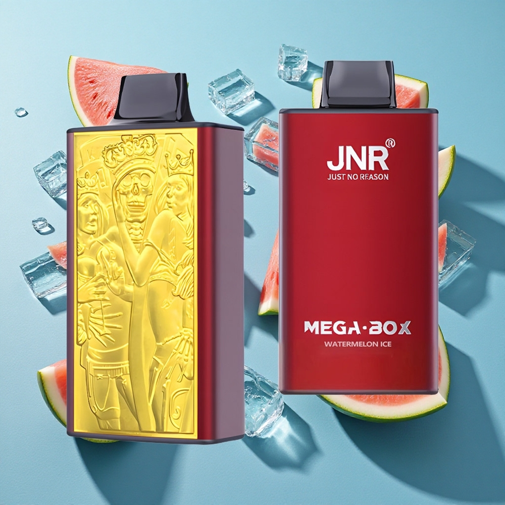 JNR Mega Box 25000 Puffs Wegwerf-Vape Wassermelone-Eis Dual Mesh Coil