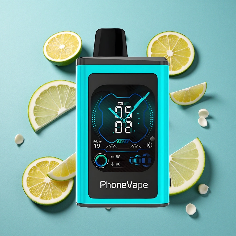 JNR PhoneVape 30000 Puffs Einweg Vape Miami Minze mit 850mAh Typ-C wiederaufladbarem Akku und Turbo Modus