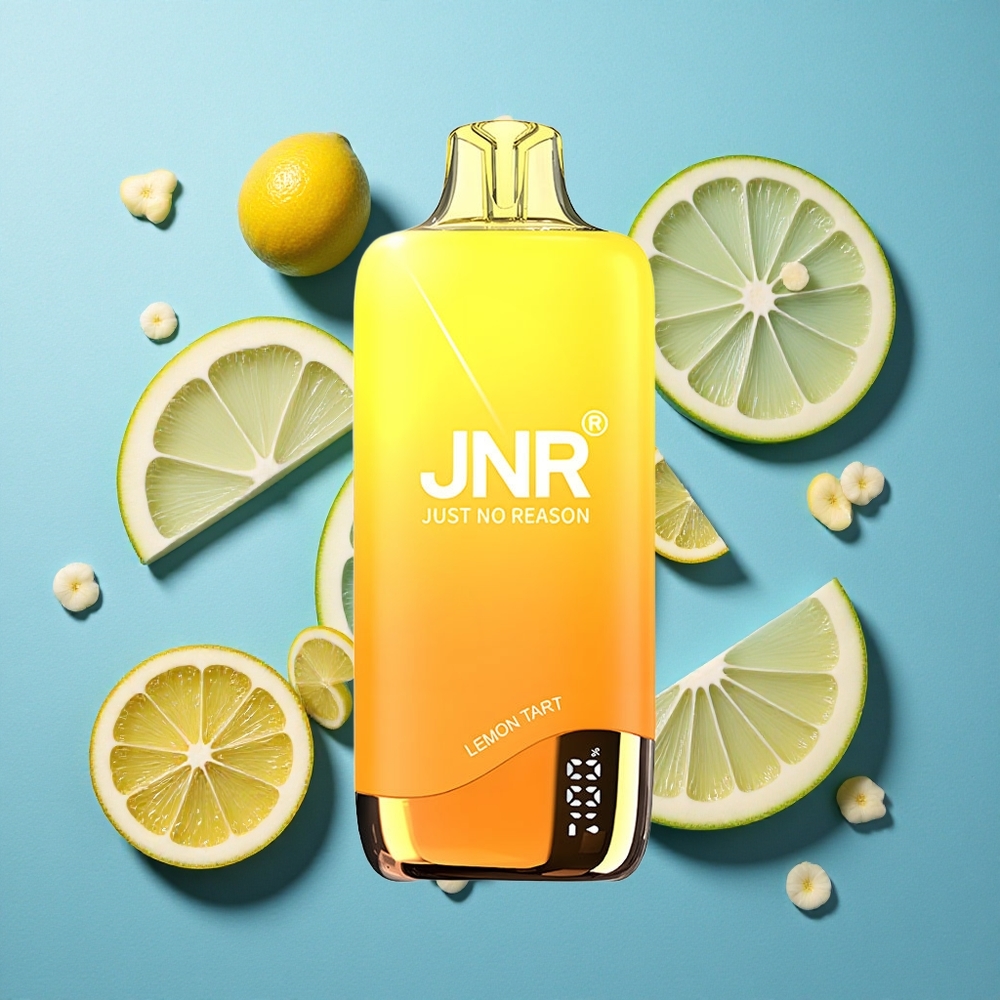 JNR Rainbow 10500 Puffs Einweg-Vape Zitronentarte mit 18ml Tank und USB Typ-C Ladung