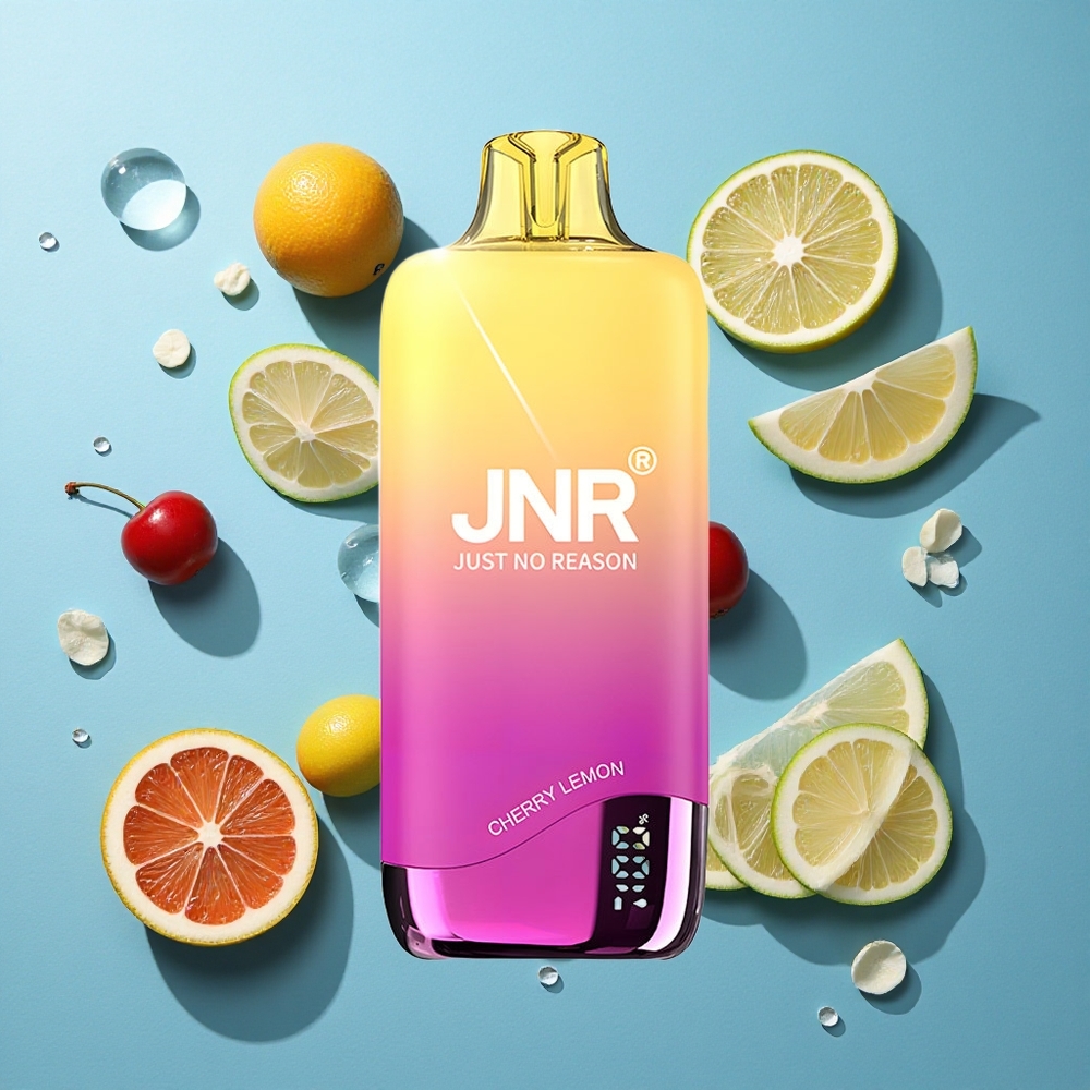JNR Rainbow 10500 Puffs Wegwerf-Vape Kirsch-Zitrone 18ml Tank 0,8ohm Mesh Coil