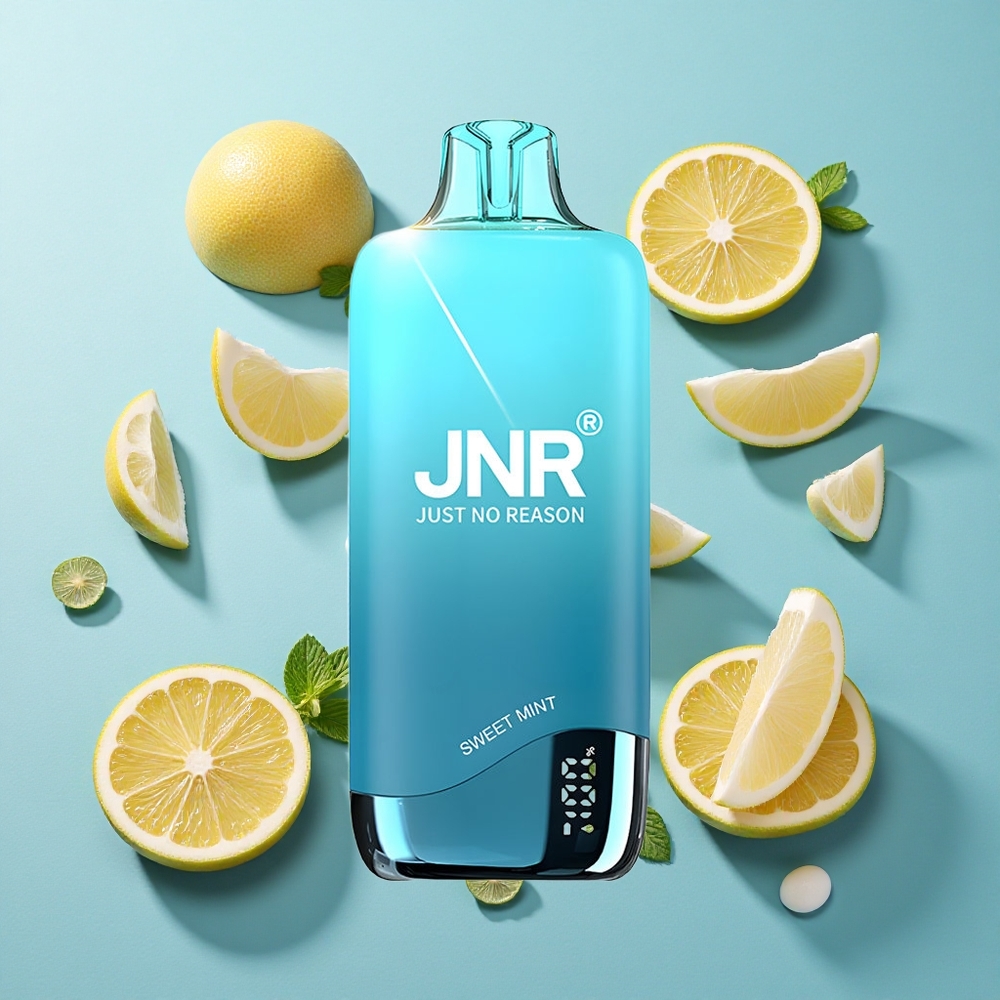 JNR Rainbow 10500 Puffs Wegwerf-Vape Süße Minze mit 18ml E-Liquid und 600mAh Akku