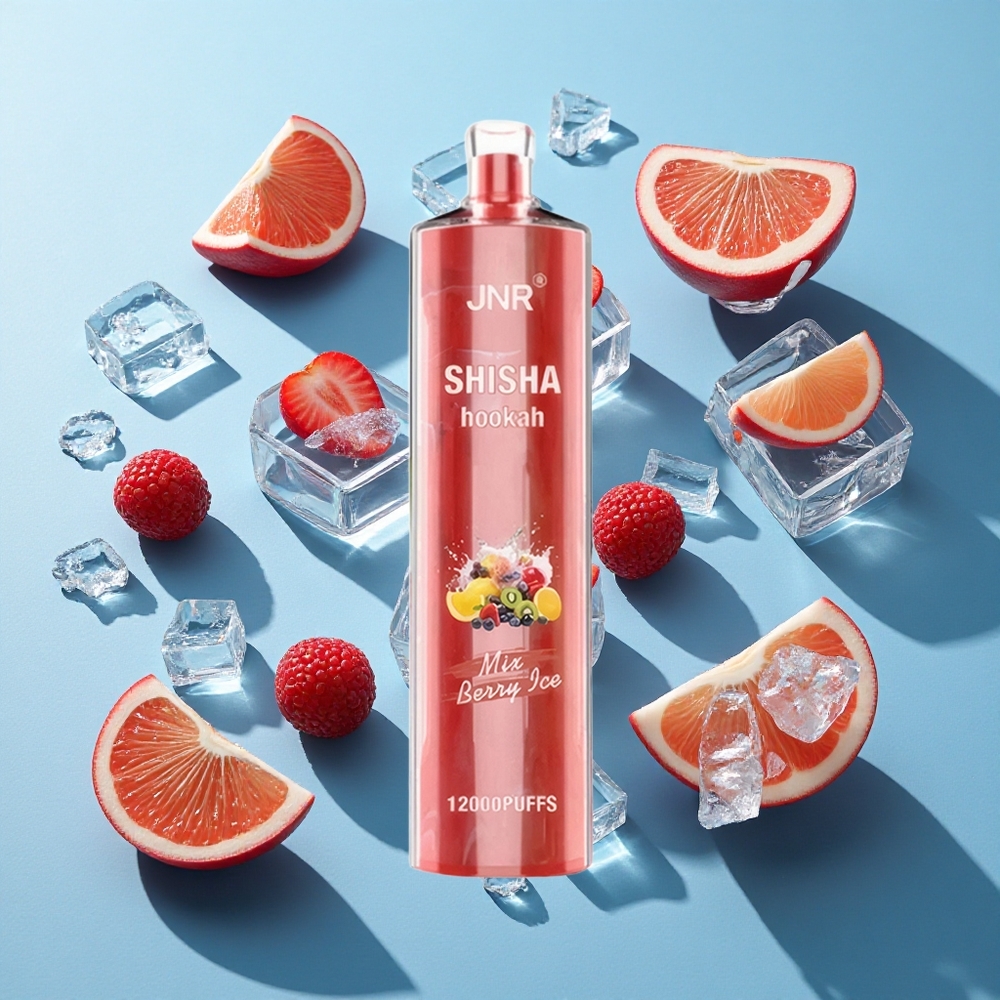 JNR Shisha Hookah 12000 Puffs 24ml Beere-Eis