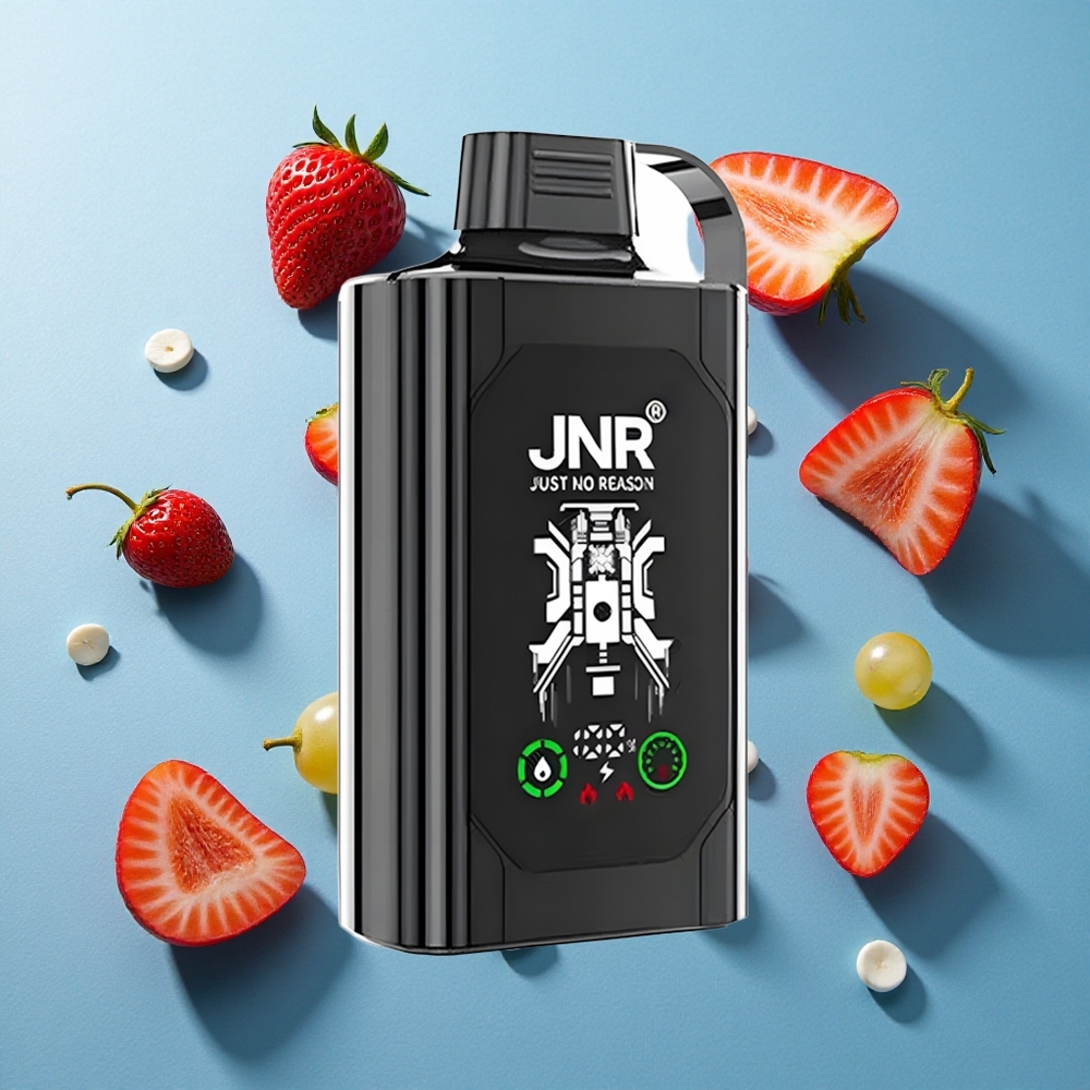 JNR Shisha Hookah Box 20500 Puffs Dual Mesh Coil & Dual Core Erdbeere Traube