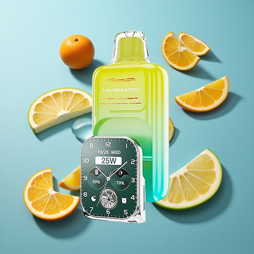 JNR Vape Watch 30000 Puffs 1000mAh 19mL Orange Mango Aroma