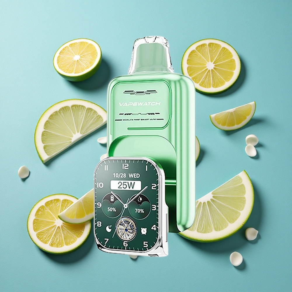 JNR Vape Watch 30000 Puffs 19mL Miami Minze Dual Mesh Coil