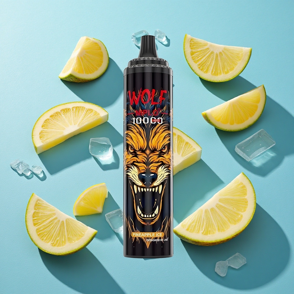 JNR Wolf Niplo 10000 Puffs 20ml Ananas Eis Typ-C Schnellladung