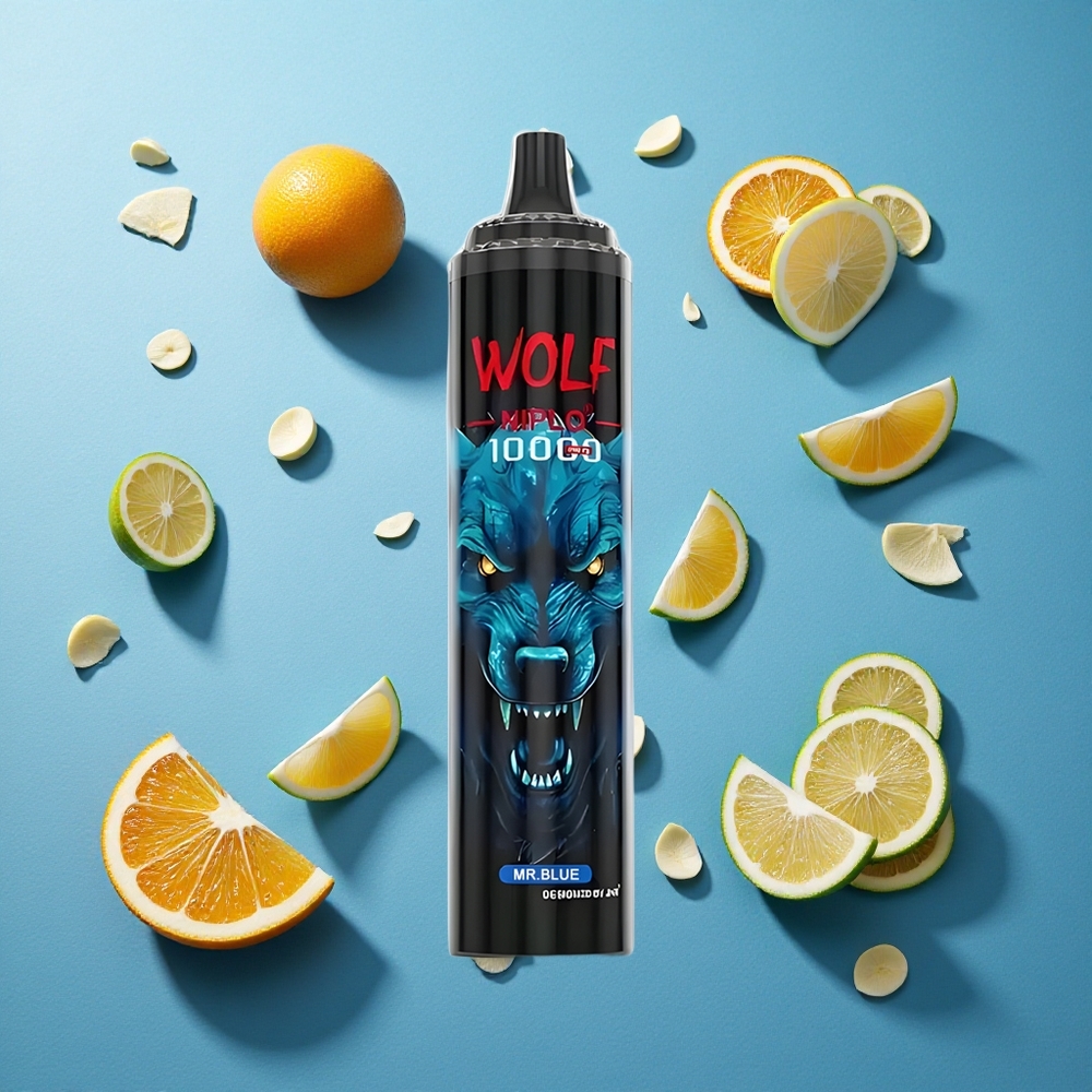 JNR Wolf Niplo 10000 Puffs 20ml Herr Blau