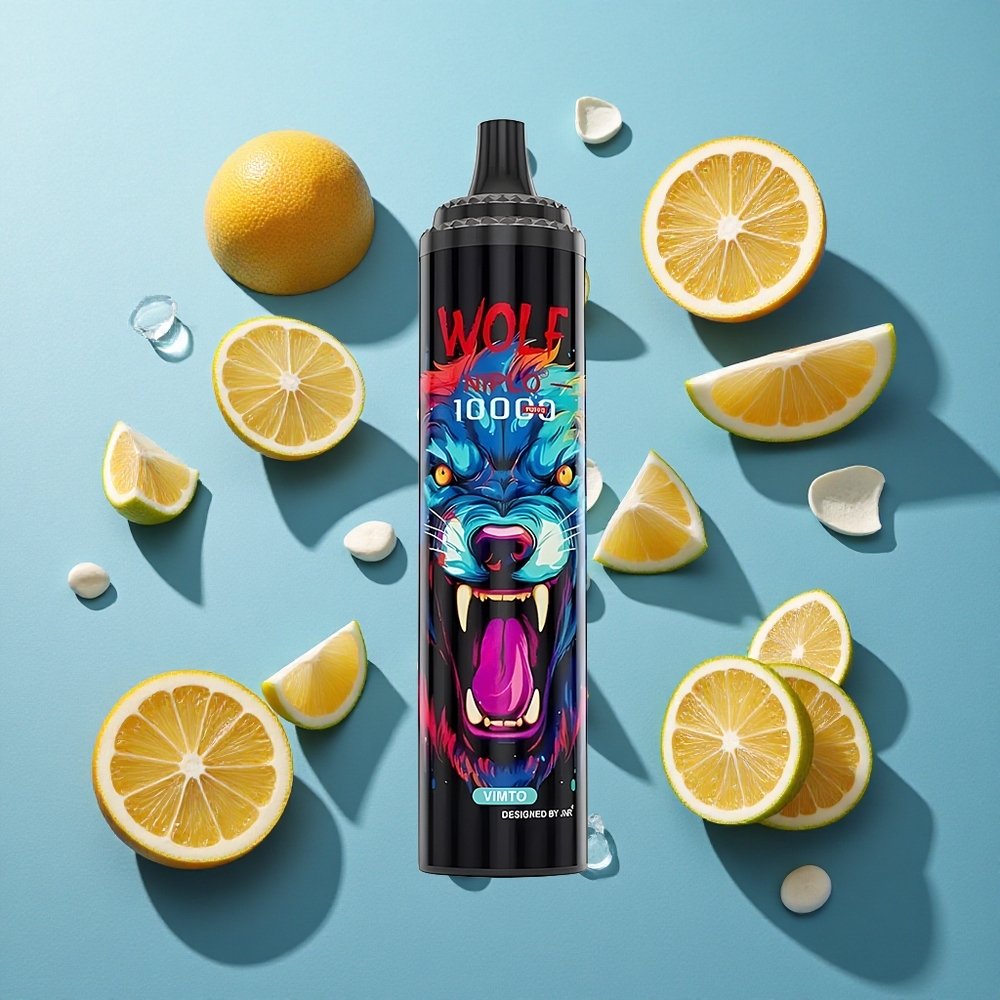 JNR Wolf Niplo 10000 Puffs Mesh Coil 1.0 Ohm Vimto