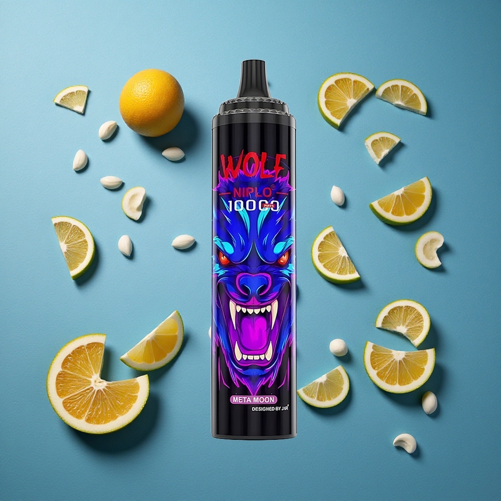 JNR Wolf Niplo 10000 Puffs Meta Mond mit 20ml E-Liquid und Typ-C Schnellladung