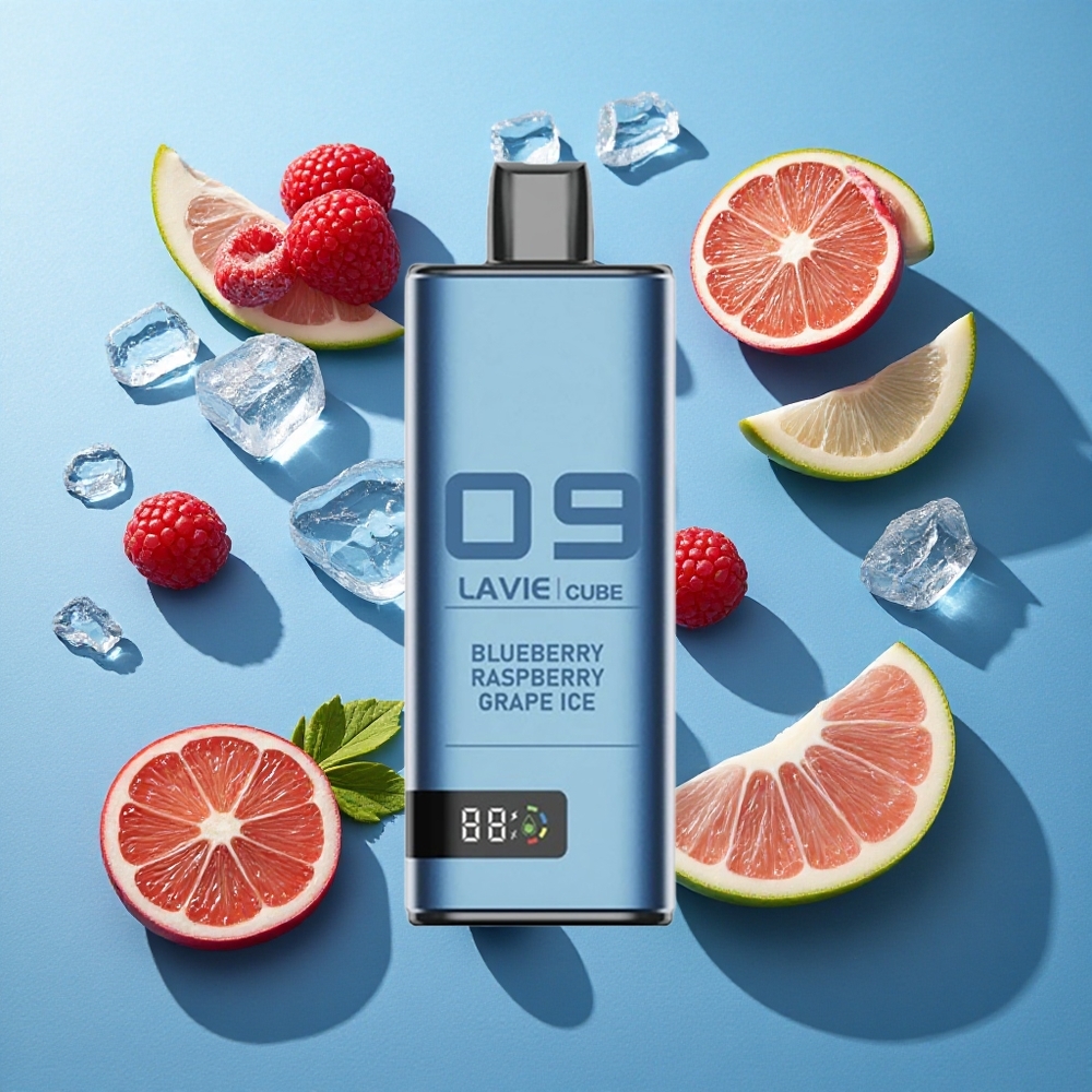 Lavie Cube 20000 Puffs Blaubeere Himbeere Traube Eis 28ML Typ C